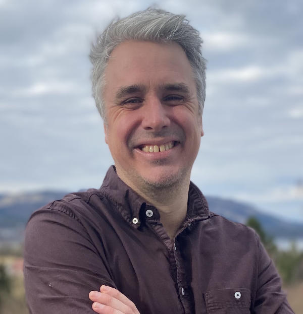 man looking directly into the camera